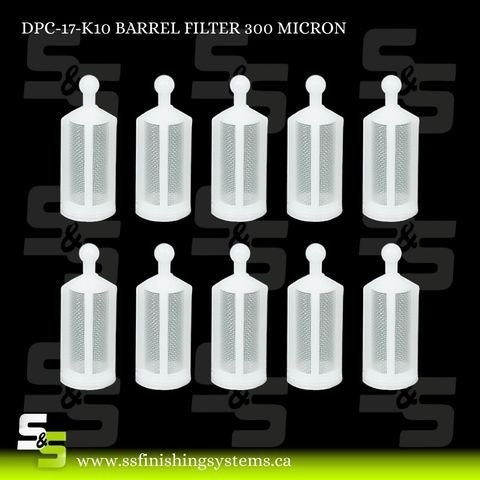 DPC-17-K10 BARREL FILTER 300 MICRON