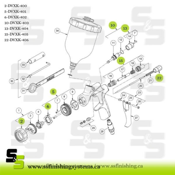 DVX INDEXING BAFFLE PLATE KIT