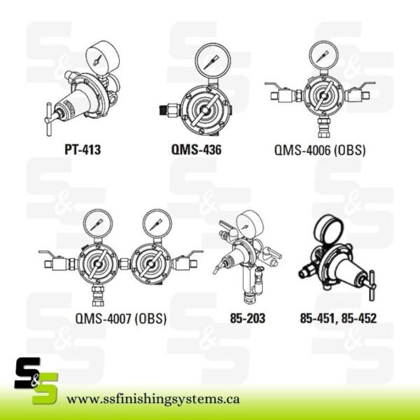 Binks QMS-4007 (OBS) Air Regulation Component