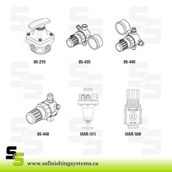 Binks 85-445 Air Regulator