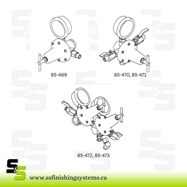 Binks 85-471 Air Regulator