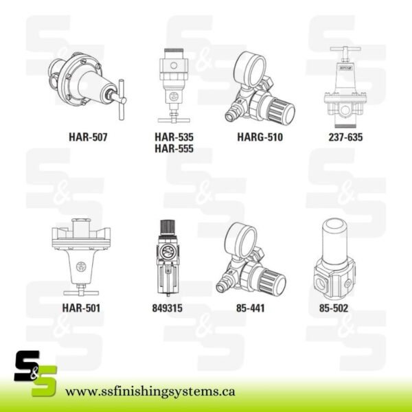Binks 85-441 Air Regulator