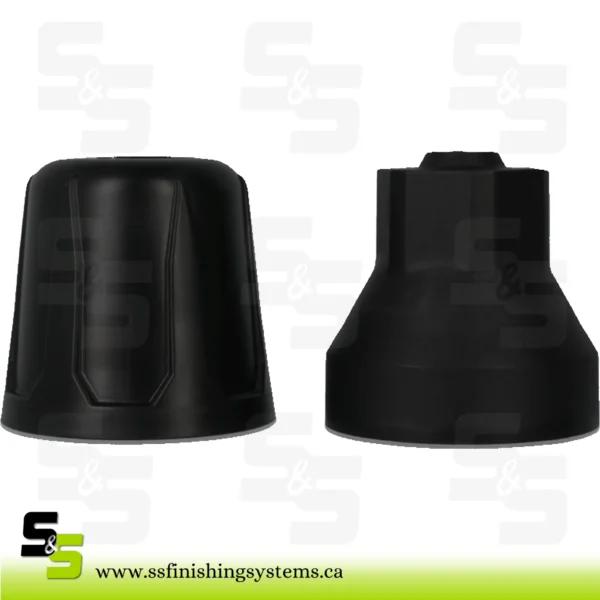 SATA Pressure reducer cap with pressure adjustment screw and countersunk screw