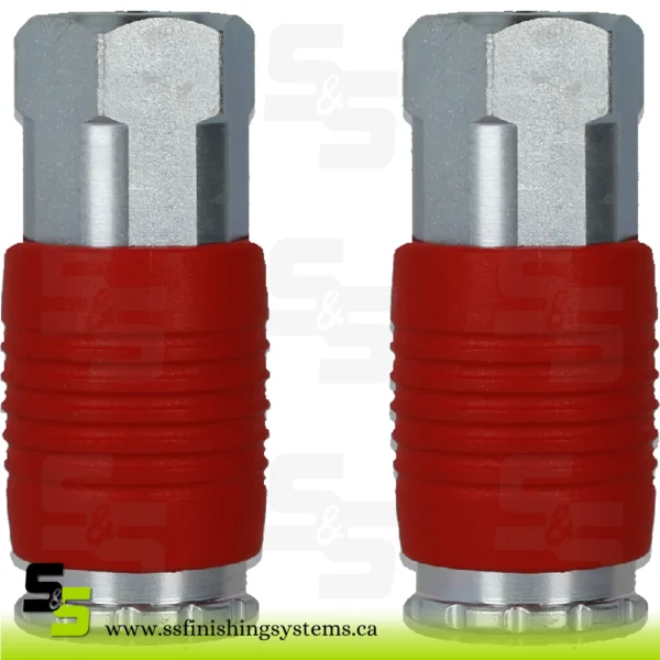 SATA high flow coupler for SATA 500 Series