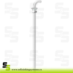 SATA Counter nut for ascending pipe, stainless steel