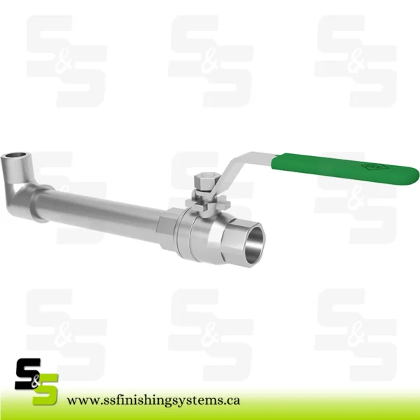 SATA Material extraction ball valve, complete, G 1/2″ male thread