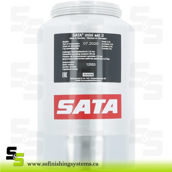 SATA 2.0 l pressure pot, w/o lid