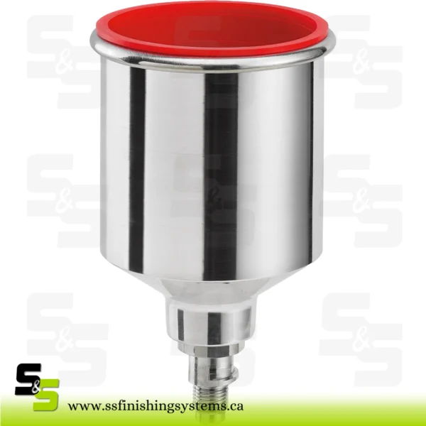 SATA 0.15 l QCC reusable aluminium cup, cpl. [for SATAminijet 3000]