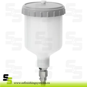 SATA 0.3 l QCC reusable plastic threaded cup, cpl. [for SATAminijet]