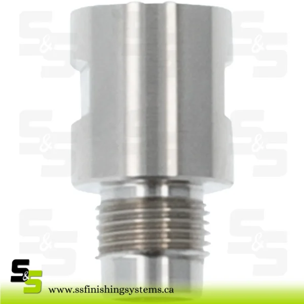 SATA Spray gun adapter No. 9 with QCC and connection thread G 3/8-18 NPSF with sealing ring