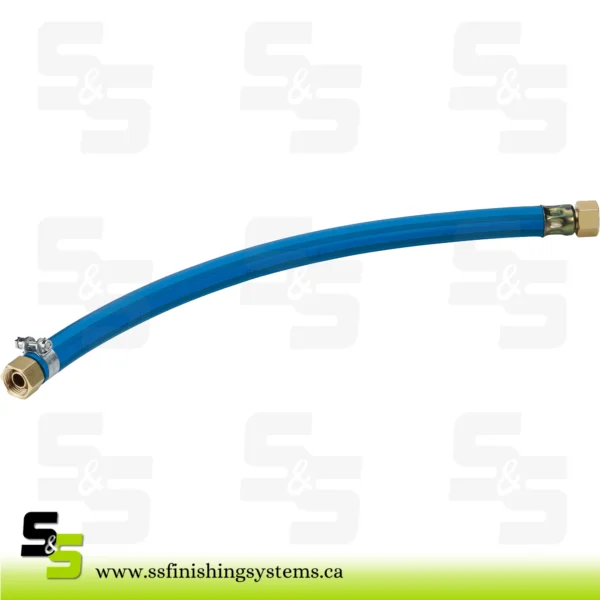 SATA air hose, blue, 13 mm, 0.5 m, G 1/2″ [female thread], one connection included [for SATA clean R