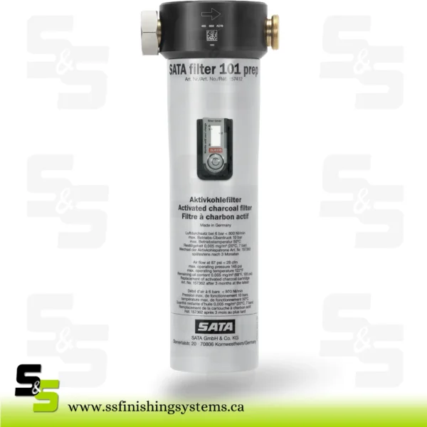 SATA filter 101 prep single-stage activated charcoal filter to retrofit filter 100 prep to filter 103 prep SATA filter 101 prep single-stage activated charcoal filter to retrofit filter 100 prep to filter 103 prep
