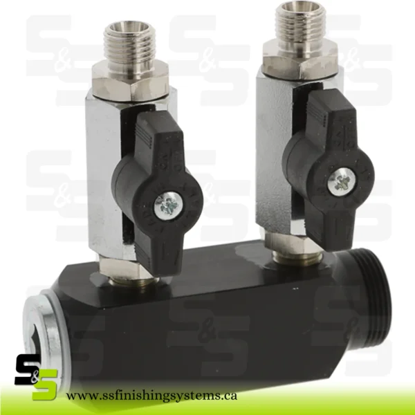 SATA Manifold 2x 1/4″ [male thread] [for SATA filter series 400]