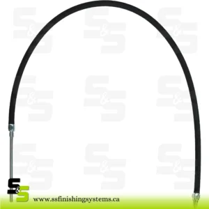 SATA Door wand, steel 150 mm work length, Ø 8 mm, with rotary nozzle 360° rotary fan and spraying forward,