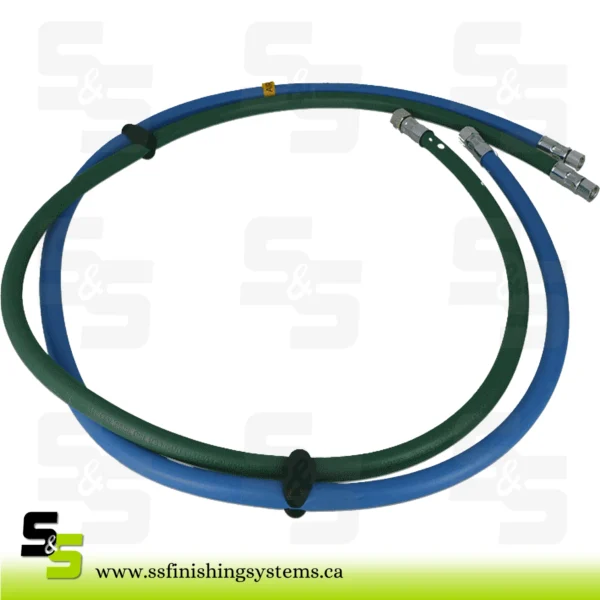 SATA hose pair 9 x 9 mm, 1.5 m, G 3/8″ and G 1/4″ [material], G 1/4″ [air] [female thread] [for SATA