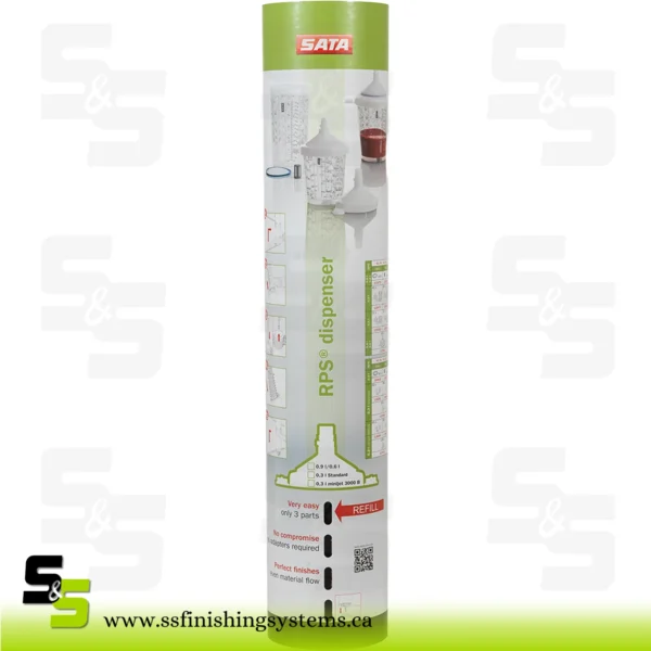 SATA Dispenser tube for lids [for SATA RPS dispenser]