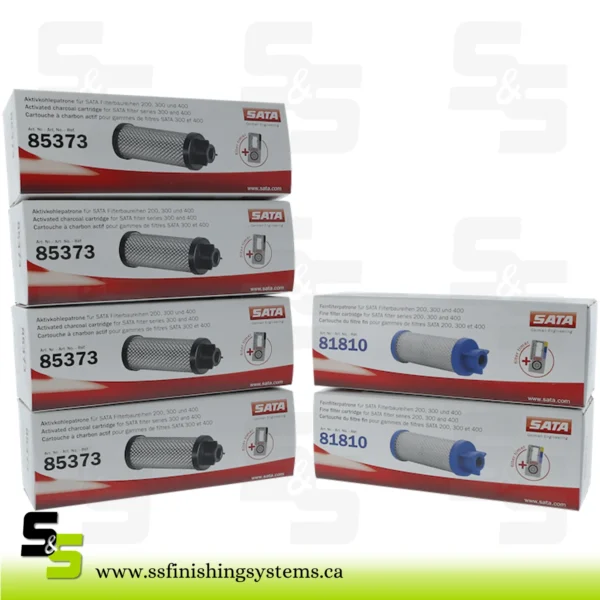 SATA six pack with #81810 [packing unit 2 pieces] and #85373 [packing unit 4 pieces] for SATA filter