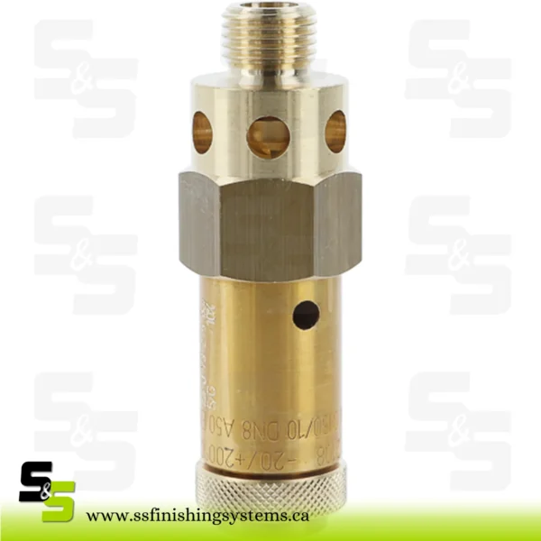SATA Safety and drain valve 2.5 bar for MINI-SET 2 litres, G 1/4
