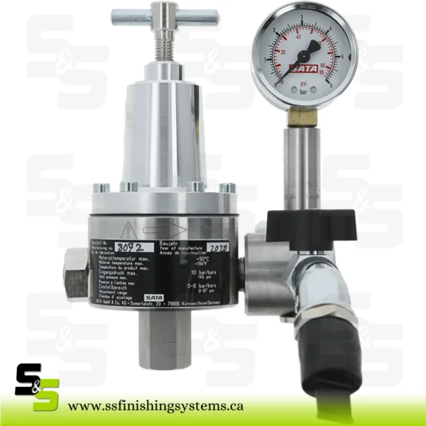 SATA Material fine pressure regulator, cpl. [for SATA vario top spray]