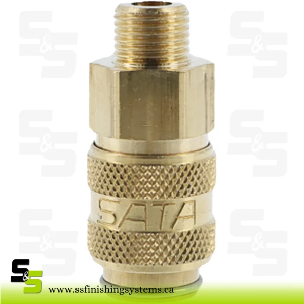 SATA Safety quick closure coupling, free passage, for SATA top-air