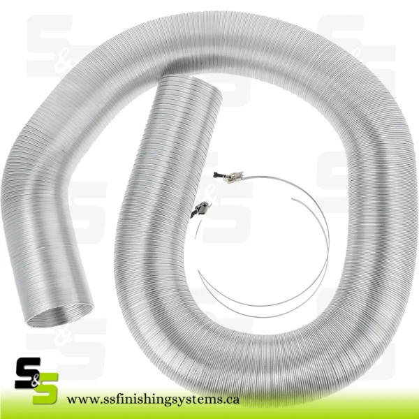 SATA Flexible aluminium tube, 5 m long, complete with two tube fittings, for suction unit SATA multi-clean-2 SATA Flexible aluminium tube, 5 m long, complete with two tube fittings, for suction unit SATA multi-clean-2
