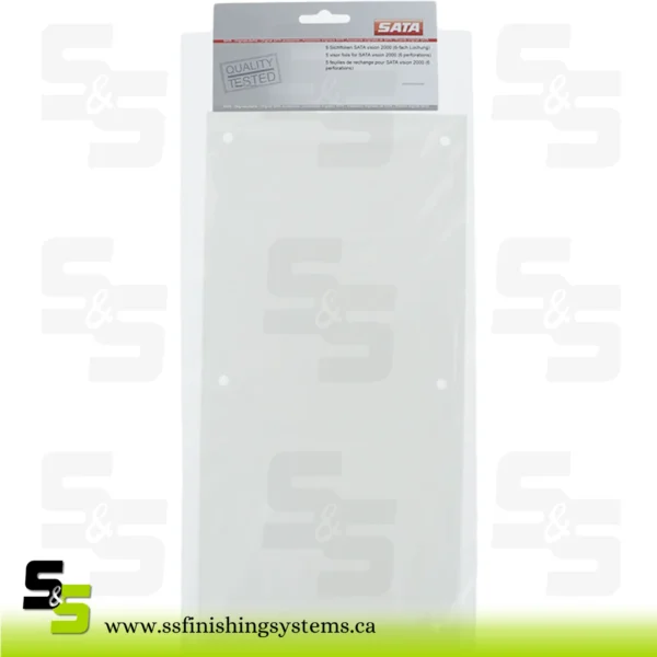 SATA Visor foil, 6 perforations [packing unit 5 pieces] [for SATA vision 2000, 2K mix]