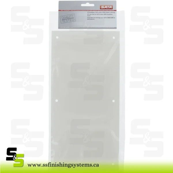 SATA Visor foil, 6 perforations [packing unit 25 pieces] [for SATA vision 2000, 2K mix]