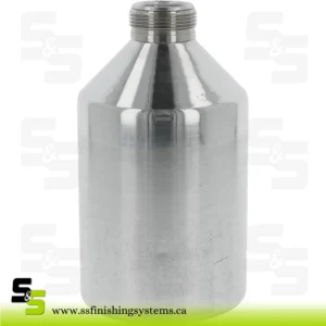 SATA 1.0 l aluminium pressure pot, max. pressure 10 bar/150 psi, cpl. with threaded ring [for SATA HRS]