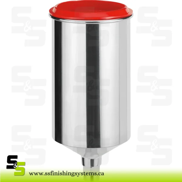 SATA 1.0 l reusable aluminium cup, cpl. [for SATAjet B/ GR]