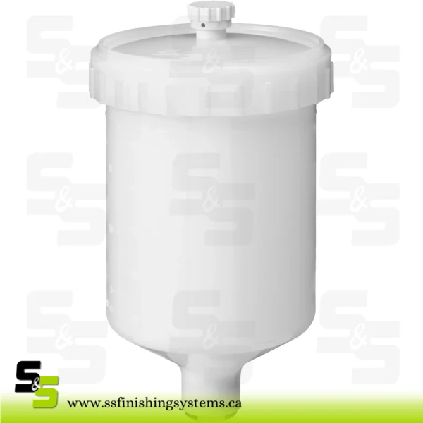 SATA 0.6 l reusable plastic cup, cpl. [for SATAjet B/ GR]