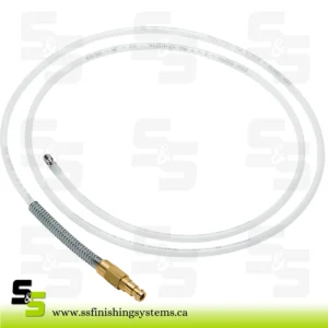 SATA Nylon wand, semi rigid 1500 mm long, Ø 6 mm, with rotary spray nozzle 360° and spraying diagonal forward and backward