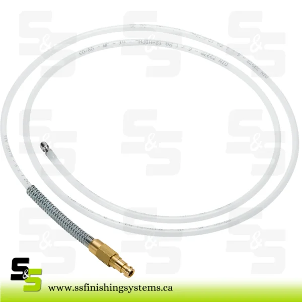 SATA Nylon wand, semi rigid 1500 mm long, Ø 6 mm, with rotary spray nozzle 360° and spraying diagonal forward and backward SATA Nylon wand, semi rigid 1500 mm long, Ø 6 mm, with rotary spray nozzle 360° and spraying diagonal forward and backward