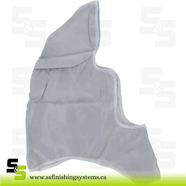 SATA Grey head cloth w. chest cover for respirators
