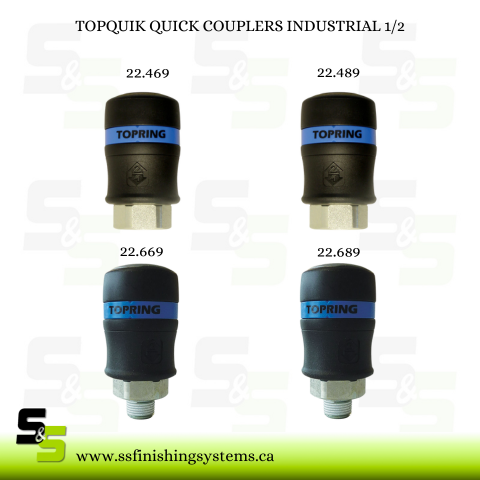 22.469 TOPQUIK QUICK COUPLERS INDUSTRIAL 1/2