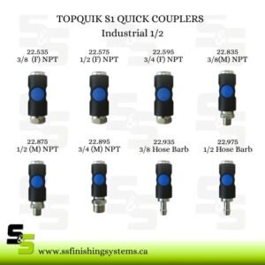 22.XXX TOPQUIK S1 QUICK COUPLERS Industial 1/2