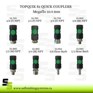 31.XXXMegaflo TOPQUIK S1 QUICK COUPLERS MEGAFLO