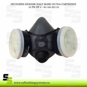 40-365-K2-10 DEVILBISS-DEMASK HALF MASK OV/N95 CARTRIDGE, 10 PK OF 2