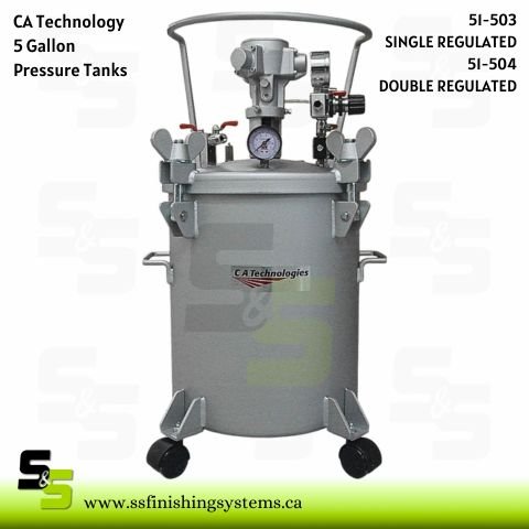 C.A. Technologies 5-Gallon Bottom Outlet Presure Tanks