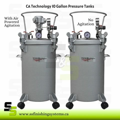 C.A. Technologies 10-Gallon Top Outlet Presure Tanks