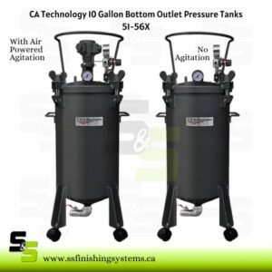 C.A. Technologies 10-Gallon Bottom Outlet Presure Tanks