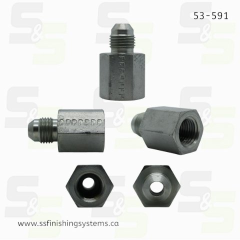 53-591 Adapter Kremlin 1/4 NPT Female to #5 JIC Male