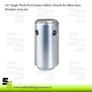 60.265 90 Degree Angle Push-To-Connect Safety Nozzle for Blow Gun