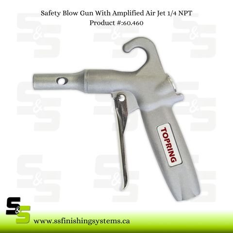 60.460 TOPGUN Extra Thrust Safety Blow Guns With Venturi Nozzle
