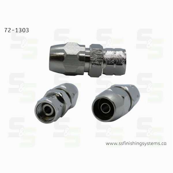72-1303 Binks Connection 1/4 Swivel X 1/4 Hose