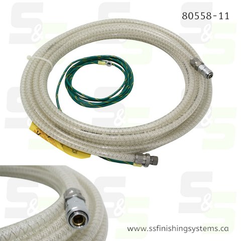 Ransburg Electrostatic Grounded Air Hose 10m QD