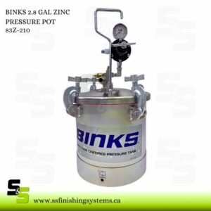 83Z-210 Binks 83Z Series Pressure Tanks