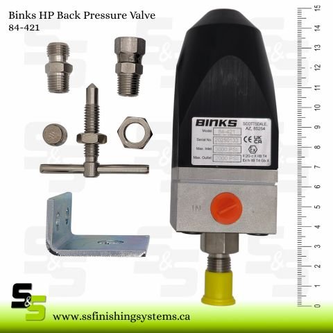 Binks High-Pressure Back Pressure Valve 4-421