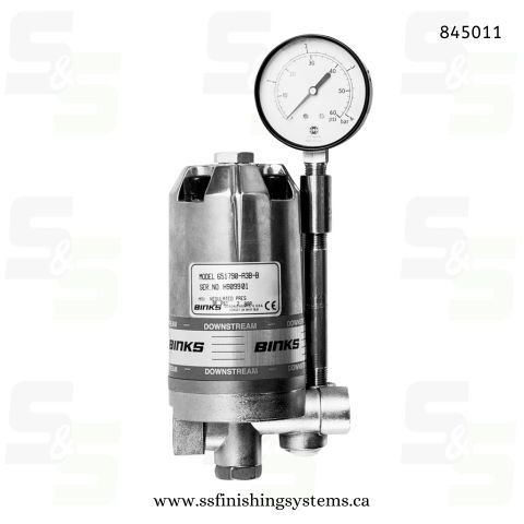 845011 Binks: High Pressure Fluid Regulator