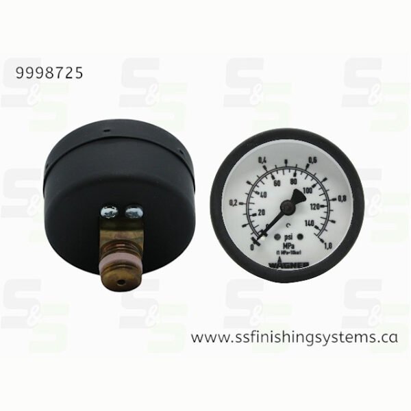 Wagner Pressure Gauge 0-10 bar (d50) 1/4