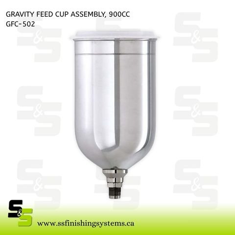 DeVilbiss 900cc Aluminum Gravity Feed Cup GFC-502